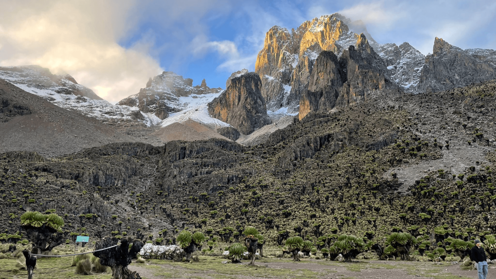 Climbing Mount Kenya Peak